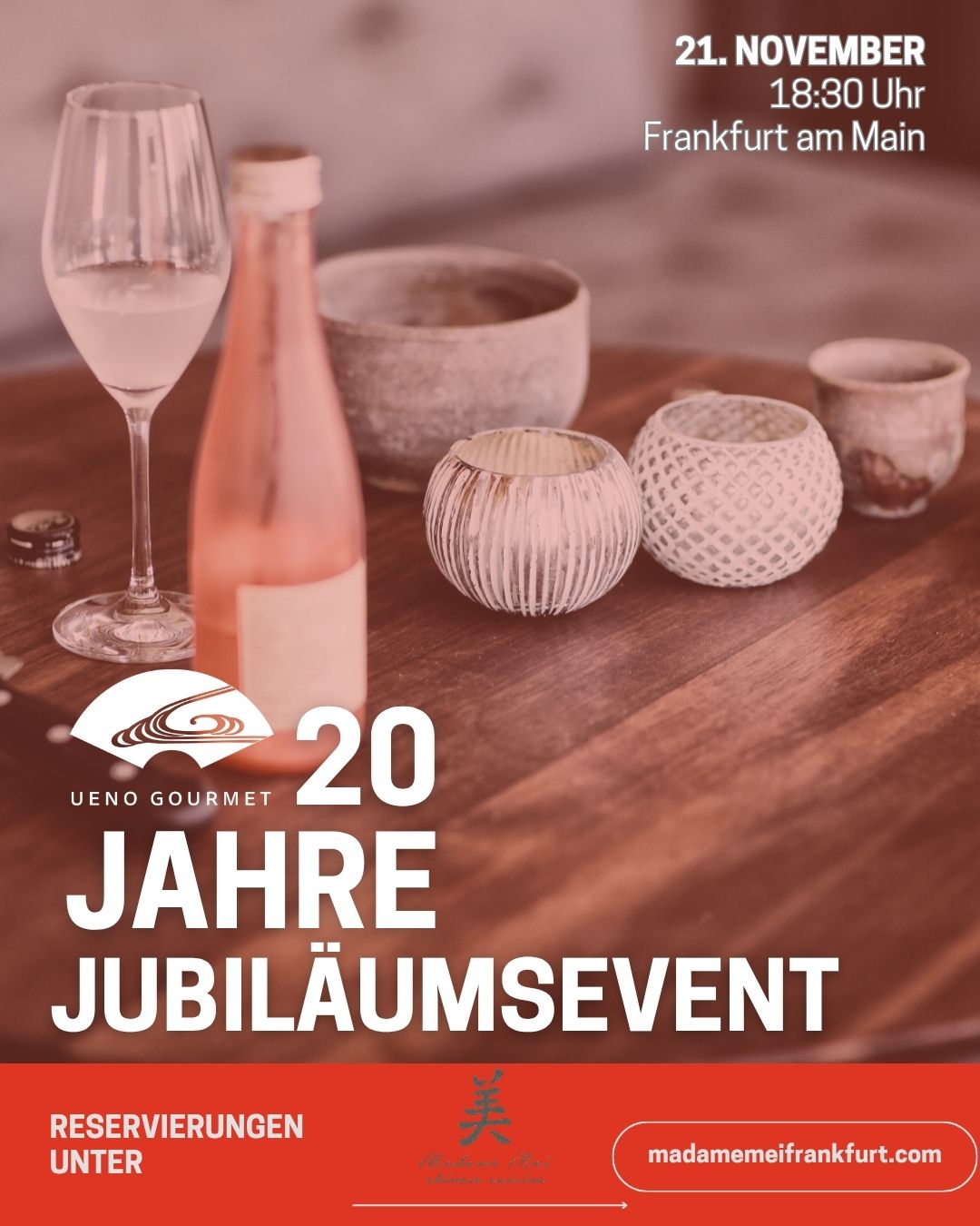20 Years UENO GOURMET x Madame Mei Frankfurt