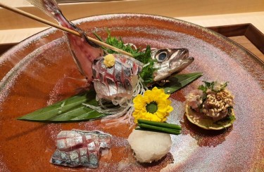 Wooden Mackerel Sashimi  - Wooden mackerel sashimi (Ajino Namero)
Restaurant: Oyster Lodge